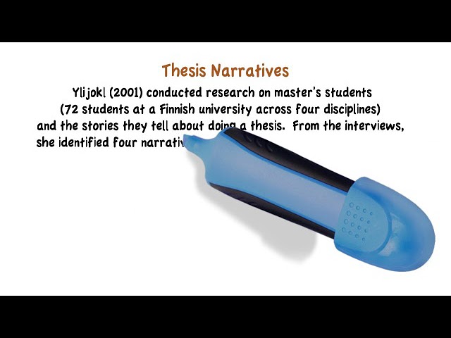 Thinking about writing a thesis or dissertation?