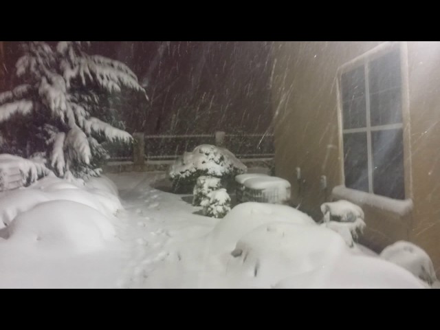 Snow in El Paso, Texas