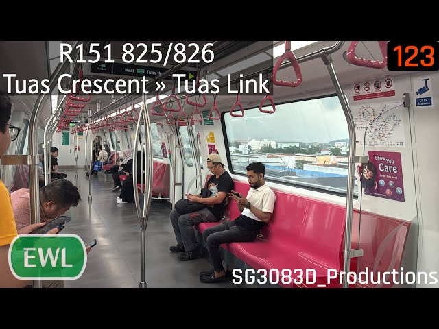 [SMRT][Amazing Sunset!] ALS R151 [825/826] - EW31 Tuas Crescent » EW33 Tuas Link (EWL)