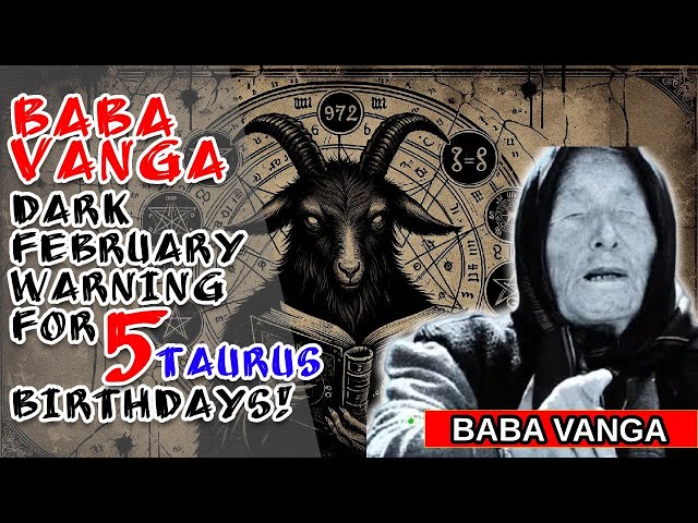 TAURUS: Baba Vanga's Dark February Warning - 5 Birth Dates at Risk!