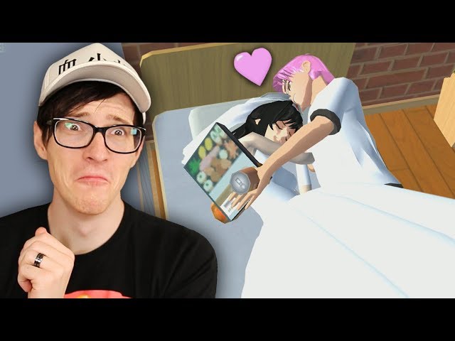 I slept with Myself... in Sakura School Simulator