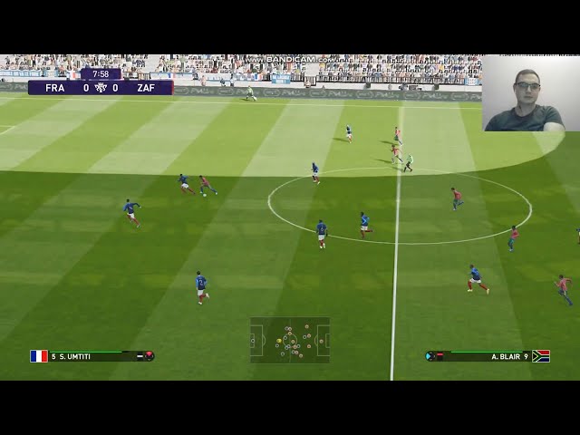 France - Afrique du Sud PES 2022 My reactions and comments