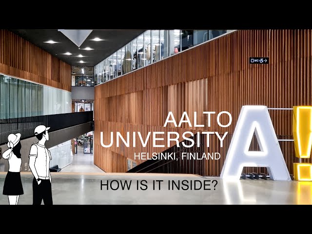 4K Helsinki 🇫🇮 : Aalto University - Campus Walking Tour