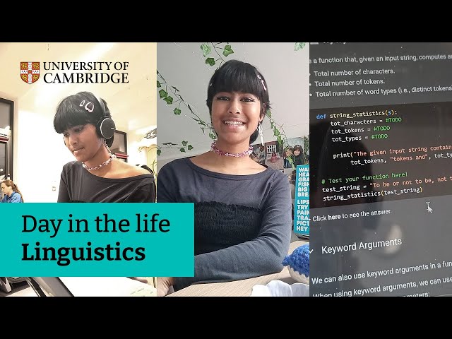 Day in the life of a Cambridge Linguistics student