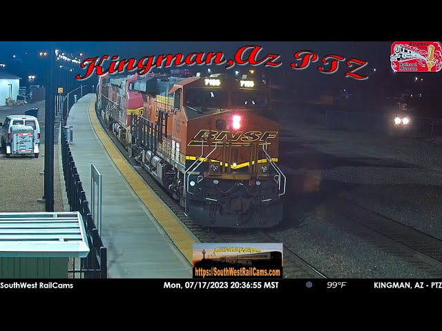 Kingman, AZ | BNSF Seligman Sub, MP 516.5 - PTZ | SouthWest RailCams LIVE