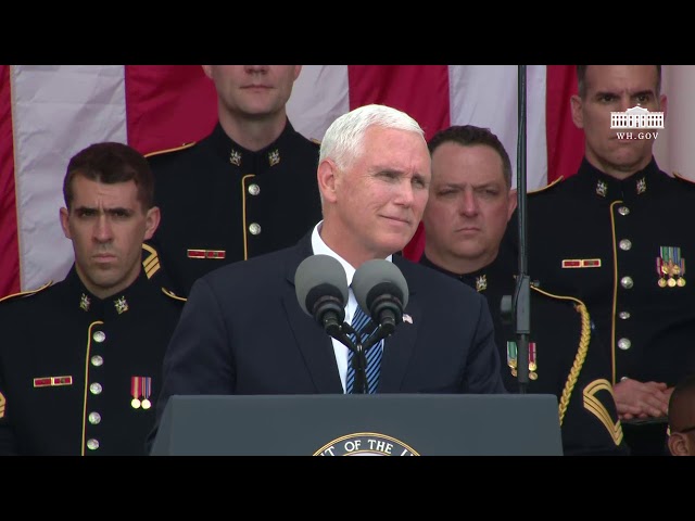 Vice President Pence Participates in the Arlington National Cemetery Memorial Day Ceremony