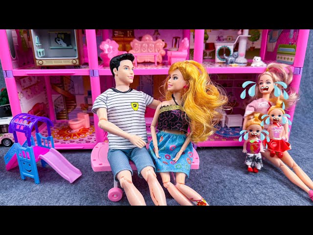 10 minutes of relaxing ASMR with a family toy set, wife catches husband with his mistress |Mina Toys