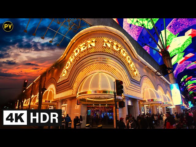 The Golden Nugget: Walking Tour of A Legendary Vegas Casino! [4K HDR]