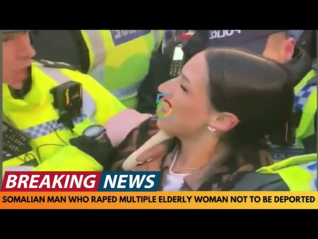 BREAKING NEWS: WOMAN SPITS AT POLICE OFFICER DURING PSC MARCH IN LONDON