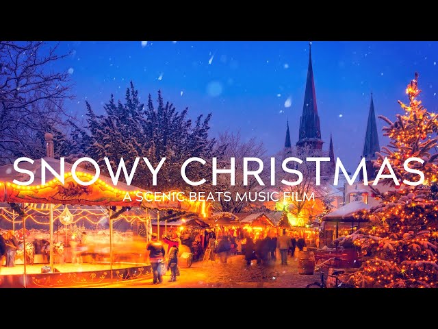 Snowy Christmas Around the World - Scenic Music Film