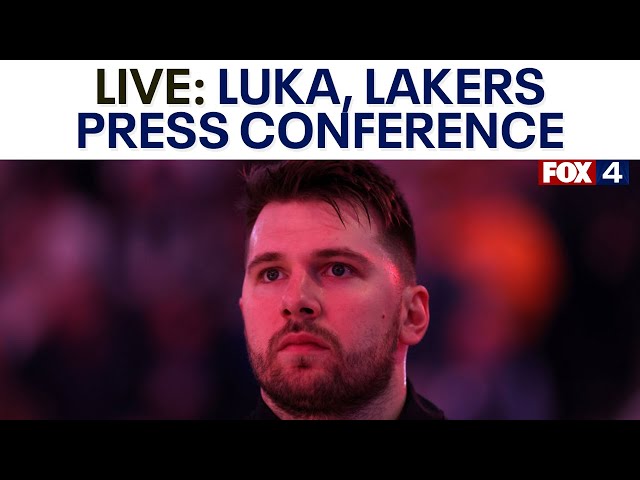 LIVE: Luka Doncic, Los Angeles Lakers press conference | FOX 4 News