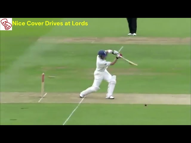 Nice Cover Drives at Lords