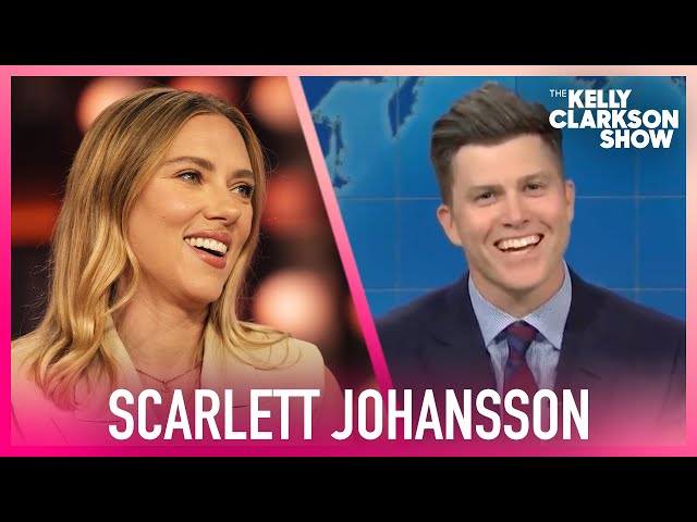 Scarlett Johansson 'Blacked Out' During Colin Jost's 'SNL' Joke Swap