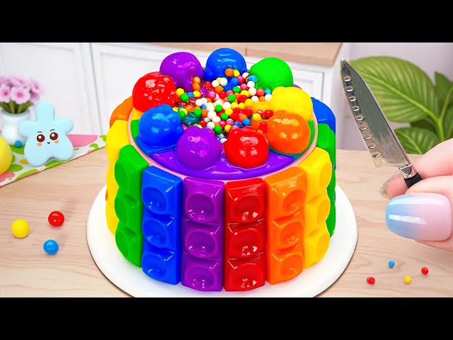 Stunning Mini Rainbow Sprinkles Cake 🤩🌈 Satisfying Rainbow Cake Decorating Tutorials 💗Mini Wonderful