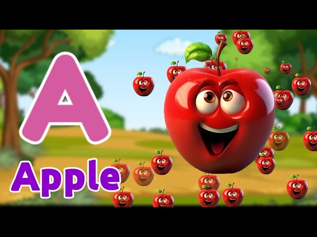 ABC Phonics Song for Toddlers | A for Apple | Nursery Rhymes | ABC Song | Alphabet song for kids