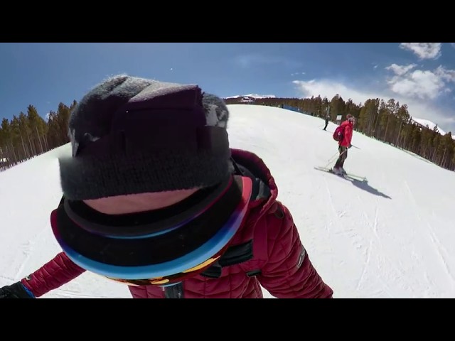 Breckenbridge First Time On Snowboard 360 VR