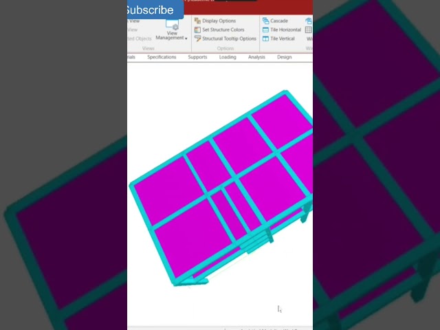 3d rendering in staad pro2024 new.staad pro advance by shorts.