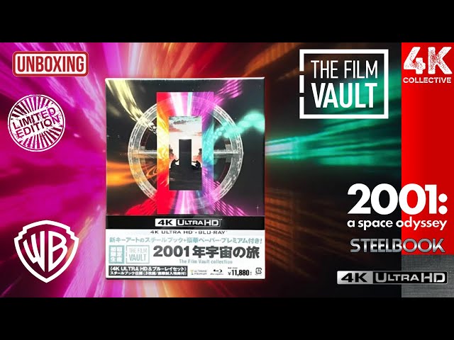 Japan The Film Vault - 2001: A Space Odyssey 4k UltraHD Blu-ray steelbook Edition Unboxing