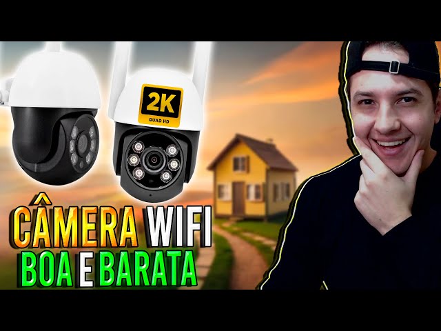 Câmera IP EKAZA 2K WIFI - BOA e BARATA em 2023