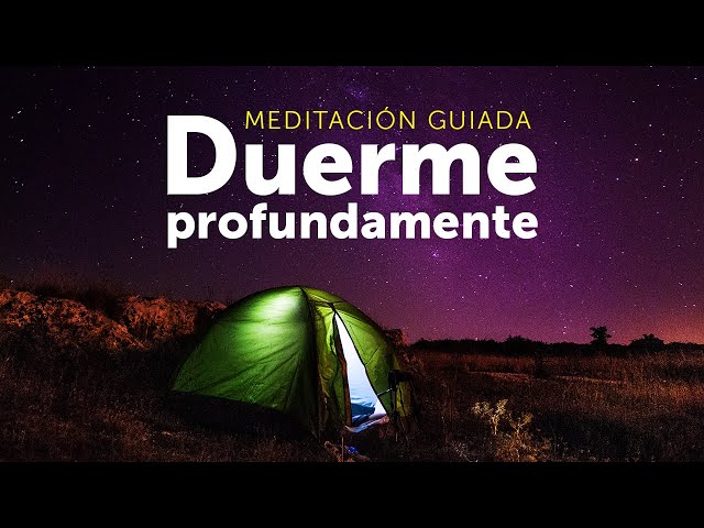 DUERME | Meditación guiada para dormir plácidamente en minutos (sueño profundo)