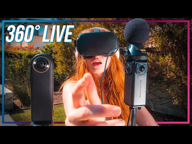 360Anywhere 4K 360° VR LIVE w/ Ambisonics vs Qoocam 8K Enterprise