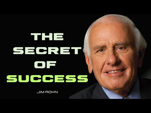 Jim Rohn's formula of "The Secret of Success"