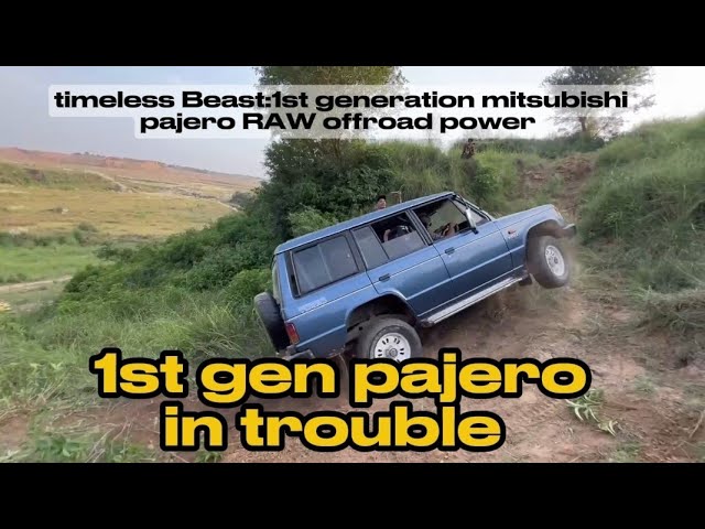 Timeless Beast: 1st Gen Mitsubishi Pajero’s RAW Offroad Power!| pajero | shogun | tricky track |