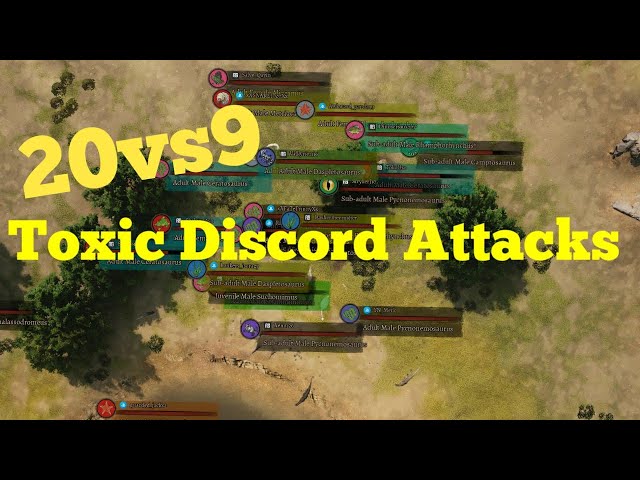 Toxic Discord Group Attack 4 Ankies -Path Of Titans Official