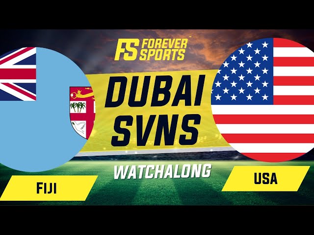 FIJI VS USA LIVE | Dubai SVNS | Rugby Sevens Live Commentary & Watchalong