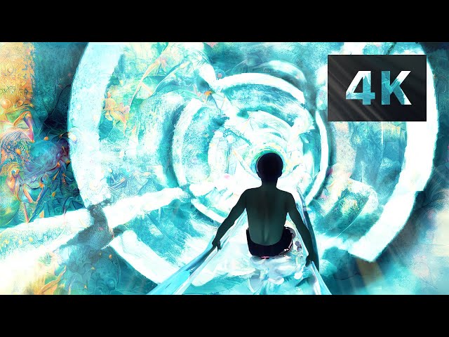 The Trippy Waterslide & Psychedelic Visuals 4K