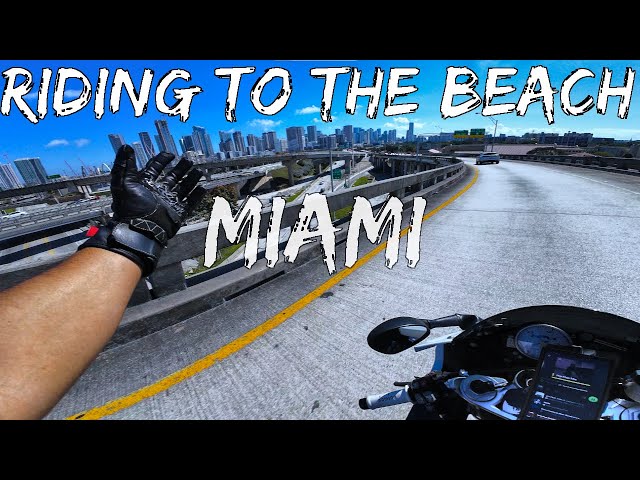 POV: *CHILL* SUPERBIKE RIDE  to the BEACH in FEBRUARY (ASMR)(4K) | 2013 BMW S1000RR HP4