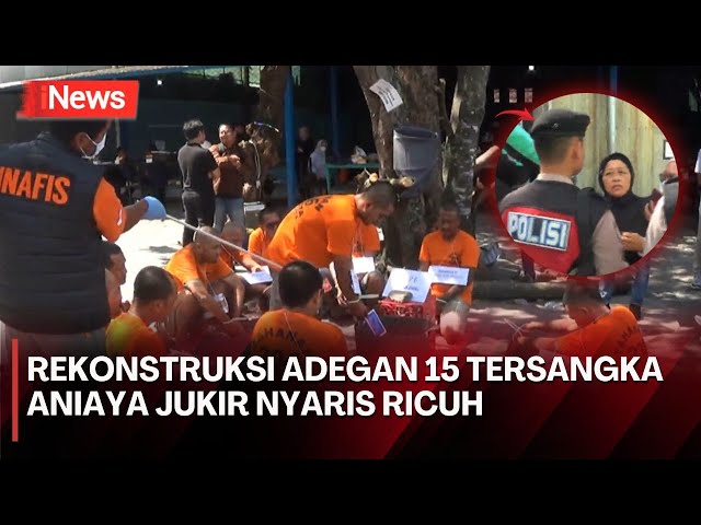 15 Tersangka Penganiayaan Jukir yang Terinspirasi Kasus Vina Cirebon Lakukan Reka Adegan