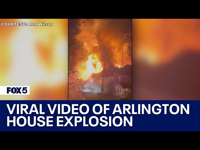 VIRAL VIDEO: Home explosion rocks Arlington neighborhood