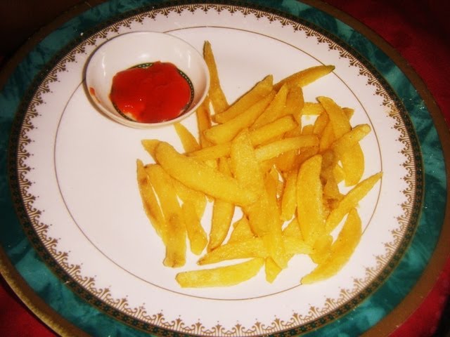 how to make french fries at home