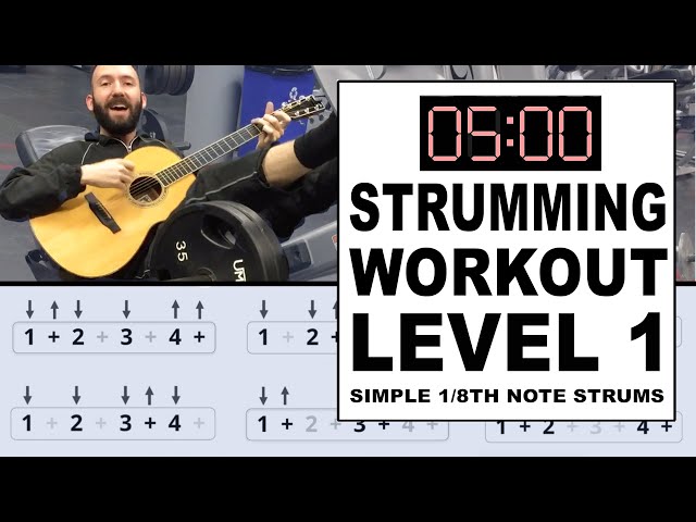 5 Minute Beginner Strumming Workout & Technique Lesson! (How to Strum/Tutorial)