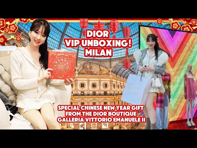 Dior Unboxing vip exclusive gift for Chinese New Year 2025: Celebrate the Year of the Snake!