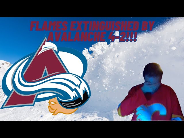 Colorado Avalanche extinguish Calgary Flames 4-2!!! (GAME RECAP IN SWEDISH)