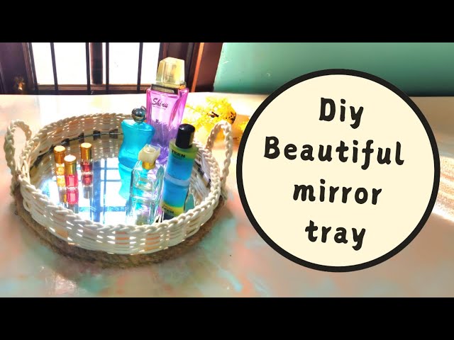 DIY Useful Mirror Tray 🪞 | #2024 #diy #useful  #decoration #trending #mirrordecor