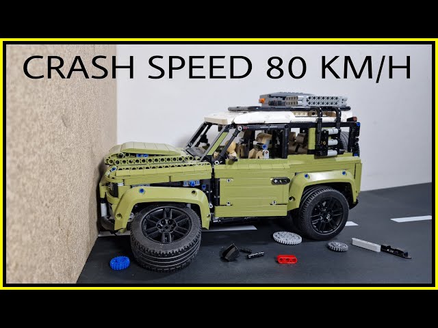 Lego Technic 42110 CRASH 🚨 80 KM/H 🚨 Lego car CRASH TEST - Lego Technic CRASH Test