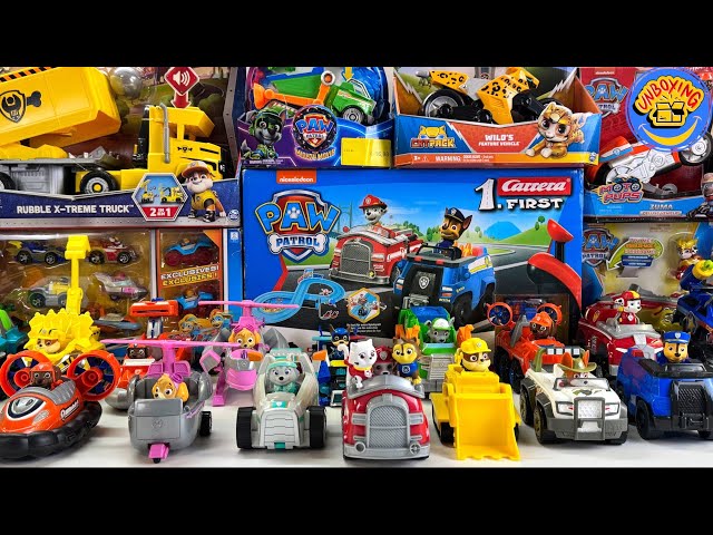 Paw Patrol Big Truck Toy Collection Unboxing Review|Rescue Wheels|The Movie|Jungle pups|Patrick ASMR