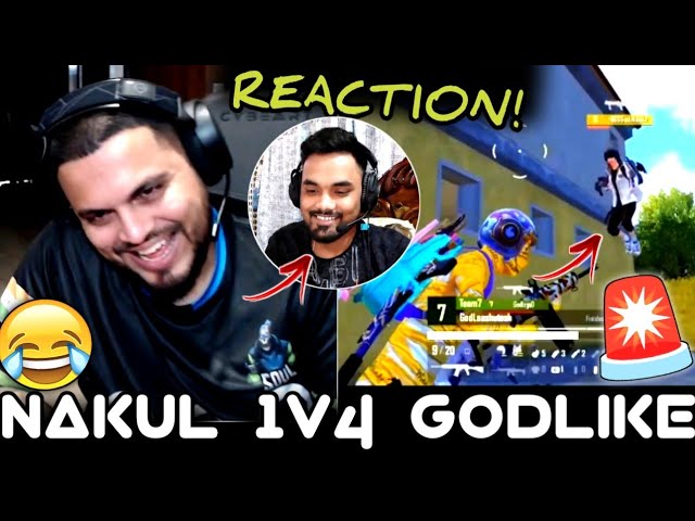 Sid Manya Savage Reaction On Nakul 1v4 Godlike😂🔥NakuL Shocked Everyone😱