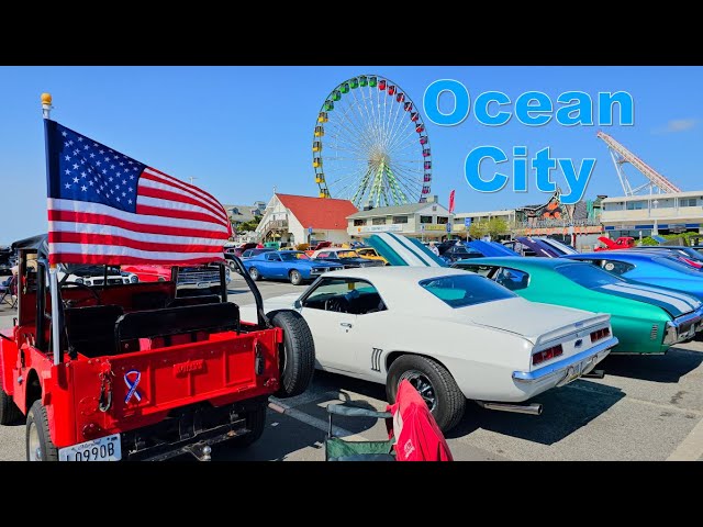 2023 Ocean City classic car show weekend {Master Vlog} classic cars hot rods old trucks Maryland USA