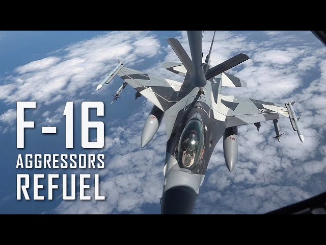 F-16 Aggressors Refuel