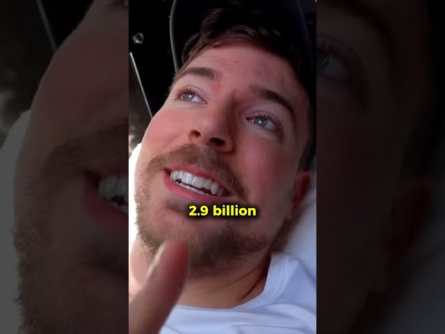 How much does MrBeast make from YouTube? 💲#mrbeast #shorts