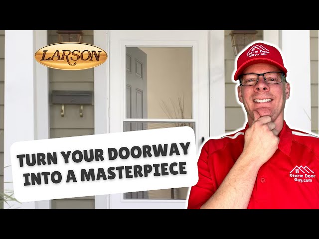 POV Walkthrough on How to Install a Larson Tradewinds Storm Door