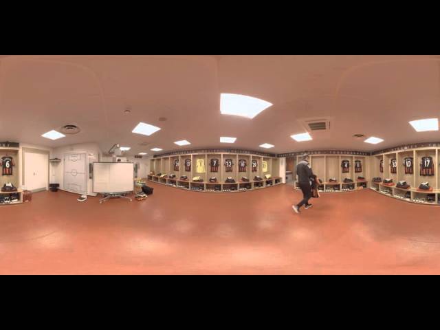 360 | Cherries kit man prepares the changing room before a game