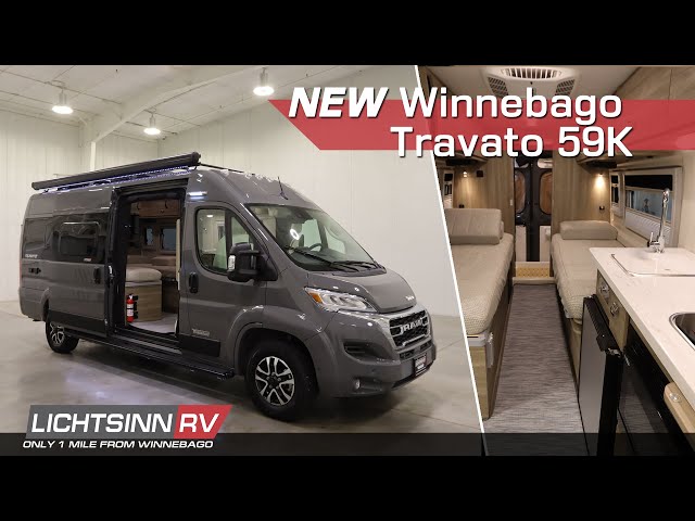 New Winnebago Travato 59K - Including Adaptive Cruise - Class B Gas Camper Van - LichtsinnRV.com