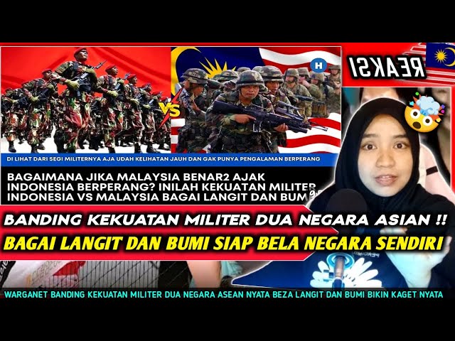 SIAPA BERANI ❗❗ADU KEKUATAN MILITER BAGAI LANGIT DAN BUMI ' Malaysia Indonesia Harus Menyatu 🤯🤯