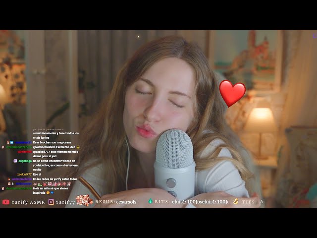 ASMR en DIRECTO 🤍 Cosquillas y Relajación mientras Charlamos 🤍