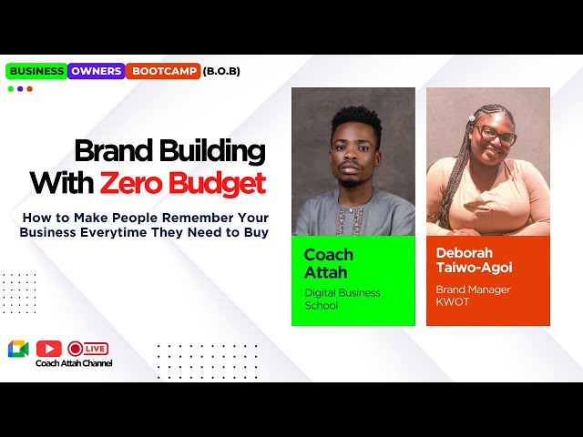 How to Build a Brand With Zero Budget in 2025 - Live Session with Business Owners